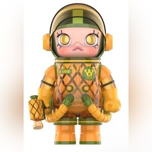 POP MART Pineapple 🍍🍍 MEGA Space Molly 400% Limited Edition NWT